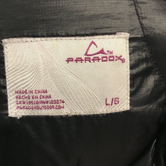 Paradox Womens L Down Puffer Coat With Hood Thin Packable Down - Picture 5 of 11